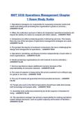 MGT 3332 Operations Management Chapter 1 Exam Study Guide