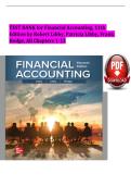 Test Bank for Financial Accounting&comma; 11th Edition by Robert Libby&comma; Patricia Libby & Frank Hodge &vert; Complete Chapters 1-13 &vert; Questions & Answers with Step-by-Step Solutions &vert; GAAP & IFRS &vert; CPA Exam Prep