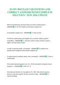ECON 300 EXAM 3 QUESTIONS AND CORRECT ANSWERS WITH COMPLETE SOLUTION &vert; NEW 2026 UPDATE