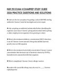NUR 210 EXAM 4 EXAMPREP STUDY GUIDE 2026 PRACTICE QUESTIONS AND SOLUTIONS