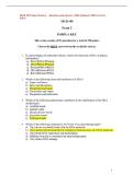 MCB 450 Exam 2 Form A &ndash; Questions and Answers &vert; 2026 Updated &vert; 100&percnt; Correct &ndash; UIUC&period;