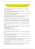USI VSO final Exam with all Correct & 100&percnt; Verified Answers &vert;Latest Update &vert;Already Graded A&plus;