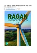 Test bank for Microeconomics with test questions and answers fully covered graded A&plus;