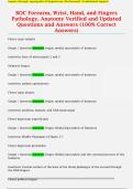 BOC Forearm&comma; Wrist&comma; Hand&comma; and Fingers  Pathology&comma; Anatomy Verified and Updated  Questions and Answers &lpar;100&percnt; Correct  Answers&rpar;