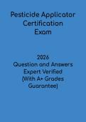 Pesticide Applicator Certification Study Guide &vert; Exam Prep 2026