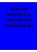 Test Bank for Applied Pathophysiology for the Advanced Practice Nurse&comma; 2nd Edition &ndash; Dlugasch & Story