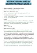 NUR 5461 ACTUAL EXAM PAPER 2026 QUESTIONS WITH ANSWERS GRADED A&plus;