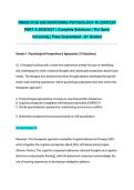 TMA05 D120 ENCOUNTERING PSYCHOLOGY IN CONTEXT PART A 2026&sol;2027 &vert; Complete Solutions &vert; The Open University &vert; Pass Guaranteed - A&plus; Graded