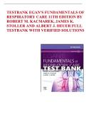 Egan&rsquo;s Fundamentals of Respiratory Care &lpar;12th Edition&rpar; &ndash; Robert M&period; Kacmarek&comma; James K&period; Stoller & Albert J&period; Heuer &ndash; Test Bank for respiratory care exam preparation