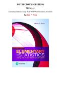 Instructor's Solutions Manual for Elementary Statistics Using the TI-83&sol;84 Plus Calculator&comma; 5th edition by Mario F&period; Triola&comma; Chapter 1-14 &vert; All Chapters