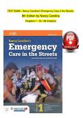 Nancy Caroline EMT Test Bank &ndash; Emergency Care in the Streets 8th Edition Q&A