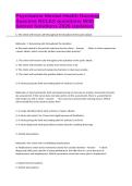Psychiatric Mental Health Nursing Success NCLEX questions With Solved Solutions 2026 Updated&period;
