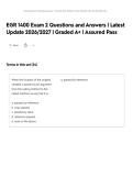 EGR 1400 Exam 2 Questions and Answers &vert; Latest Update 2026&sol;2027 &vert; Graded A&plus; &vert; Assured Pass