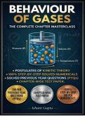 Physics&colon; BEHAVIOUR OF GASES NOTES&lpar;masterclass&rpar;