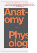 Anatomy and Physiology OpenStax 2nd Edition Test Bank &vert; Complete Questions & Verified Answers &lpar;All Chapters&rpar;
