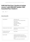 NURS 5461 Final Exam &vert;  Questions & Verified Answers &vert; Latest 2026&sol;2027 Updated &vert; 100&percnt; Guaranteed Pass &vert; Graded A&plus;&period;