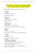 VSO&sol;FSO&colon; Part 1 with all Correct & 100&percnt; Verified Answers &vert;Latest Version &vert;Already Graded A&plus;