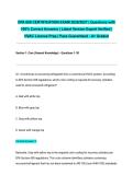 EPA 608 CERTIFICATION EXAM 2026&sol;2027 &vert; Questions with 100&percnt; Correct Answers &vert; Latest Version Expert Verified &vert; HVAC License Prep &vert; Pass Guaranteed - A&plus; Graded