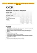 OCR A Level Latin  2025 &colon; Complete QP & MS Set