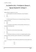 Test Bank for Sell 7th Edition by Thomas N&period; Ingram & Raymond W&period; LaForge &vert; Complete Chapters with Answers