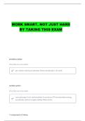 HPE UNITS 4 EXTERNAL EXAMS QUESTIONS AND CORRECT ANSWERS