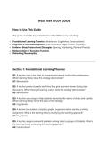 WGU D664 STUDY GUIDE