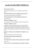 AAAE ACE SECURITY MODULE 1 QUESTIONS AND ANSWERS 2026