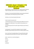 GEB 3035 - Exam 1 &lpar;Chapters 1-10&rpar; Study Guide with Complete Solutions