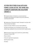 ATI PEDS PROCTORED EXAM WITH NGN FORMS A EXAM ACTUAL TEST PAPER 2026 COMPLETE QUESTIONS AND SOLUTIONS GRADED A&plus;