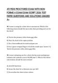 ATI PEDS PROCTORED EXAM WITH NGN FORMS A EXAM EXAM SCRIPT 2026 TEST PAPER QUESTIONS AND SOLUTIONS GRADED A&plus;