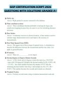 GISP CERTIFICATION SCRIPT 2026 QUESTIONS WITH SOLUTIONS GRADED A&plus;