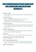 GISP COMPREHENSIVE STUDY GUIDE 2026 FULL QUESTIONS AND SOLUTIONS GRADED A&plus;