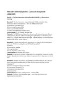 WGU D671 Elementary Science Curriculum Study Guide &lpar;2026&sol;2027&rpar;