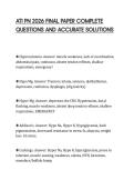 ATI PN 2026 FINAL PAPER COMPLETE QUESTIONS AND ACCURATE SOLUTIONS