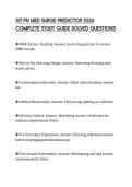 ATI PN MED SURGE PREDICTOR 2026 COMPLETE STUDY GUIDE SOLVED QUESTIONS