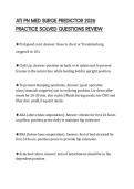 ATI PN MED SURGE PREDICTOR 2026 PRACTICE SOLVED QUESTIONS REVIEW