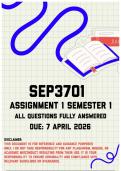 SEP3701 Assignment 1 Semester 1 Memo &vert; Due 7 April 2026