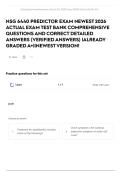 NSG 6440 PREDICTOR EXAM NEWEST 2026 ACTUAL EXAM TEST BANK COMPREHENSIVE QUESTIONS AND CORRECT DETAILED ANSWERS &lpar;VERIFIED ANSWERS&rpar; &vert;ALREADY GRADED A&plus;&vert;&vert;NEWEST VERSION