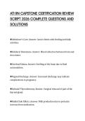 ATI RN CAPSTONE CERTIFICATION REVIEW SCRIPT 2026 COMPLETE QUESTIONS AND SOLUTIONS