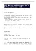 CNL Questions with Answers 100&percnt; Solved and Updated 2026