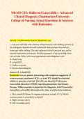 NR 603 CEA Midterm  &  Final  Exam 2026&colon; Package deal