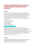 NR 603 CEA MIDTERM EXAM &lpar;2026&rpar; &ndash; ADVANCED CLINICAL DIAGNOSIS&colon; HIGH-YIELD PRACTICE QUESTIONS WITH 100&percnt; VERIFIED ANSWERS