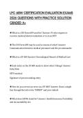 LPC 68W CERTIFICATION EVALUATION EXAMS 2026 QUESTIONS WITH PRACTICE SOLUTION GRADED A&plus;