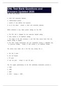 CNL Test Bank Questions and Answers Updated 2026