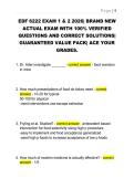 EDF 6222 Exam 1 & 2 2026 Complete Exam Material with Verified Questions and Solutions