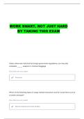 UMO COURSE QUESTIONS AND CORRECT ANSWERS