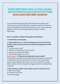 Final Exam&colon; NR509 &sol; NR-509 &lpar;Latest 2025 &sol; 2026&rpar; Advanced Physical Assessment &vert; Study Set Qu