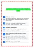 GOOGLE DATA ANALYTICS PROFESSIONAL CERTIFICATE &lpar;GDAP &sol; GCC DA&rpar; LATEST QUESTIONS WITH VERIFIED ANSWERS - UPDATED 2026&sol;2027