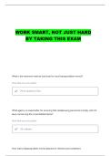 UMO STUDY GUIDE QUESTIONS AND CORRECT ANSWERS