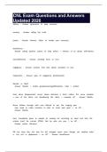 CNL Exam Questions and Answers Updated 2026